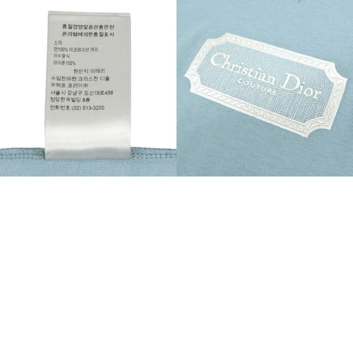 Dior 
刺繍 コットン 
ロゴ エンブロイダリー Tシャツ 
ディオールオム