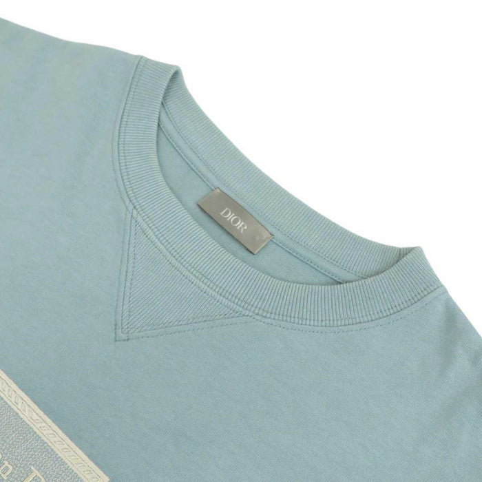 Dior 
刺繍 コットン 
ロゴ エンブロイダリー Tシャツ 
ディオールオム