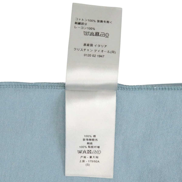 Dior 
刺繍 コットン 
ロゴ エンブロイダリー Tシャツ 
ディオールオム