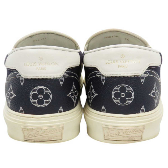 LOUIS VUITTON 
LV ロゴ 18年 モノグラム 1A4BHP スニーカー 
トロカデロライン モノグラムインク スリッポン