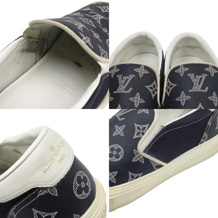 LOUIS VUITTON 
LV ロゴ 18年 モノグラム 1A4BHP スニーカー 
トロカデロライン モノグラムインク スリッポン