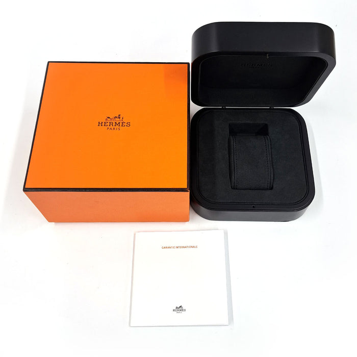 HERMES 
H08 ブラックチタン 
箱ギャラ付
