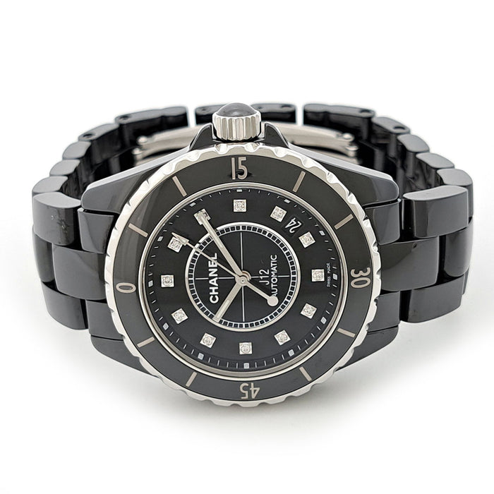 CHANEL 
J12 38mm 12P diamanti