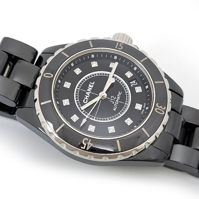 CHANEL 
J12 38mm 12P diamanti