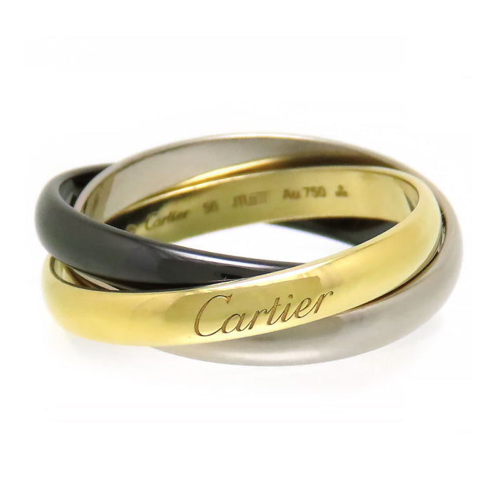 CARTIER 
Trinity Ring Black Ceramic