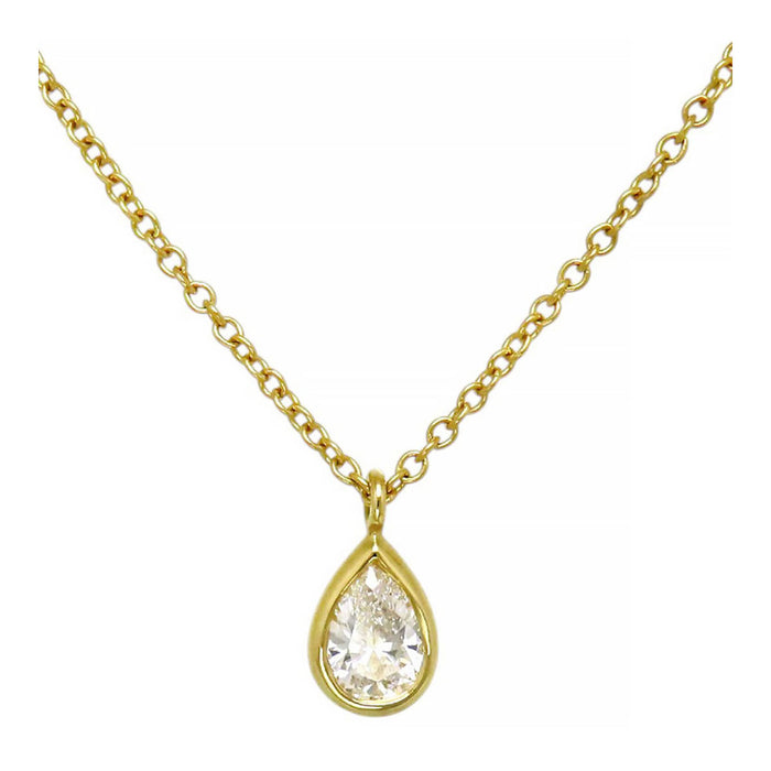 TIFFANY&Co. 
By the Yard Necklace Pear Shape