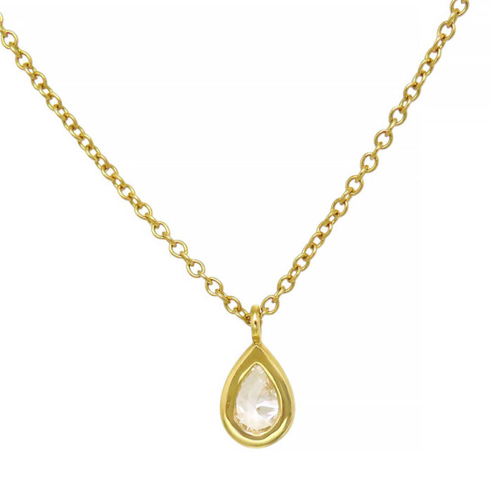 TIFFANY&Co. 
By the Yard Necklace Pear Shape