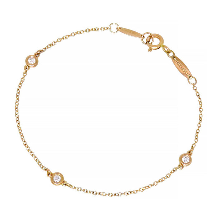 TIFFANY&Co. 
By the Yard Bracelet 3P Diamond