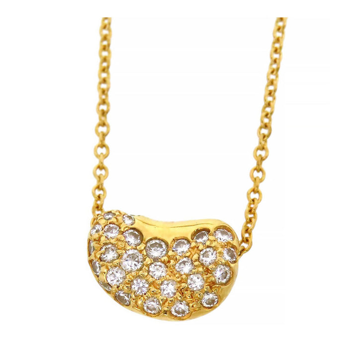 TIFFANY&Co. 
Collana con diamante a forma di fagiolo