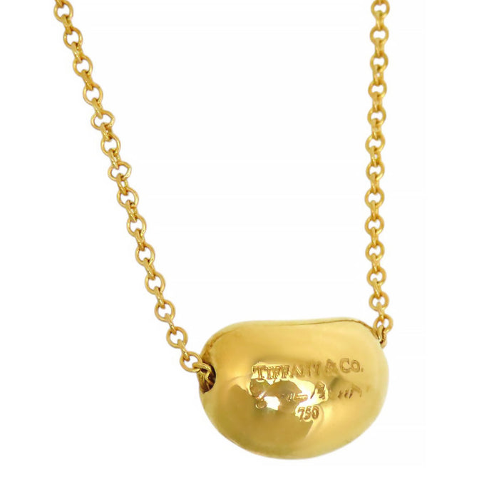 TIFFANY&Co. 
Collana con diamante a forma di fagiolo