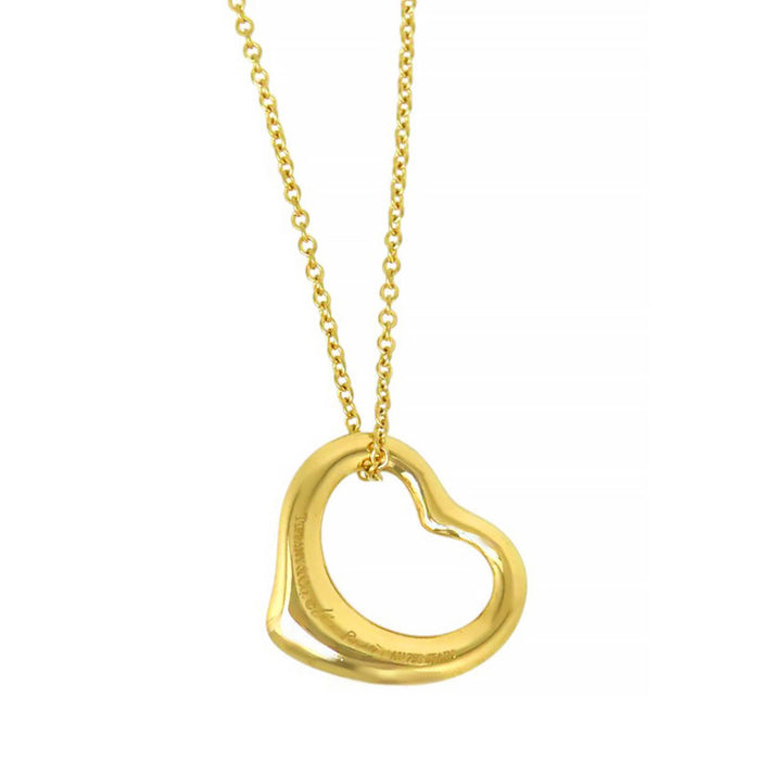 TIFFANY&Co. 
Open Heart Necklace