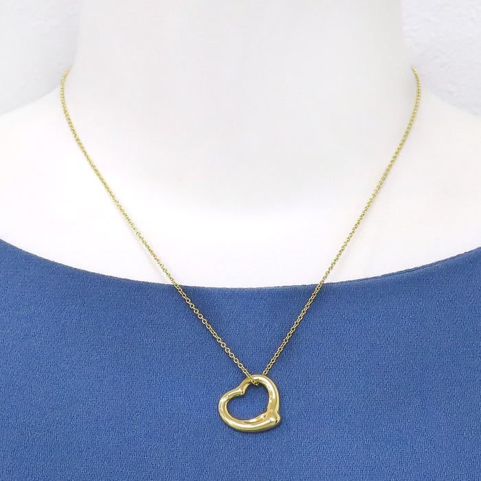 TIFFANY&Co. 
Open Heart Necklace