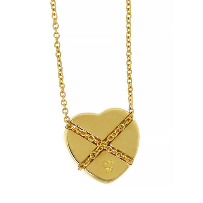 TIFFANY&Co. 
Chain Cross Heart Necklace