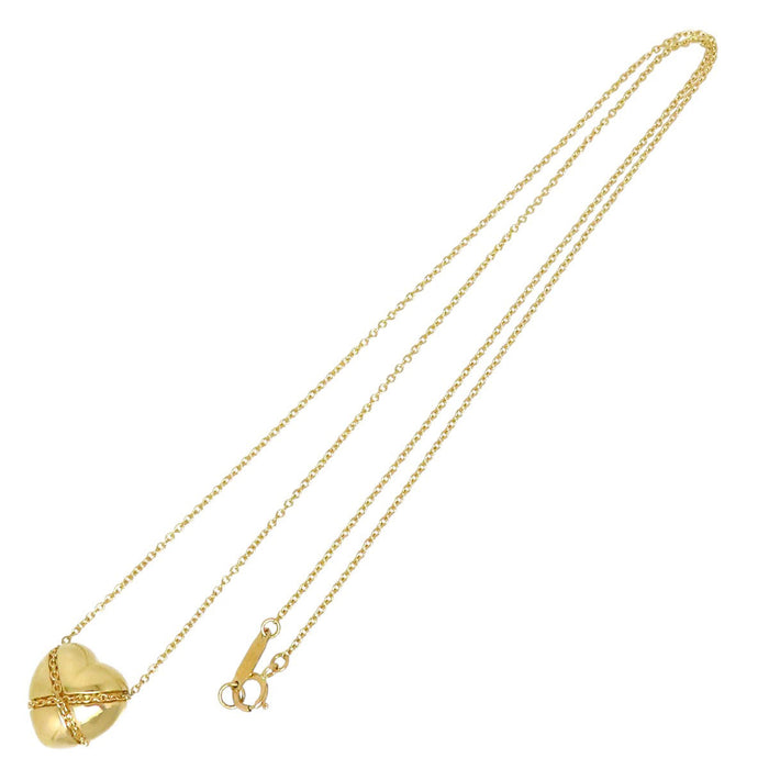 TIFFANY&Co. 
Collana a cuore con croce a catena