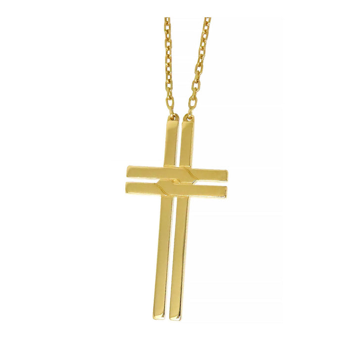 CARTIER 
Cross Motif Necklace