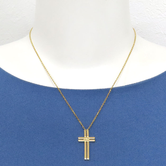 CARTIER 
Cross Motif Necklace