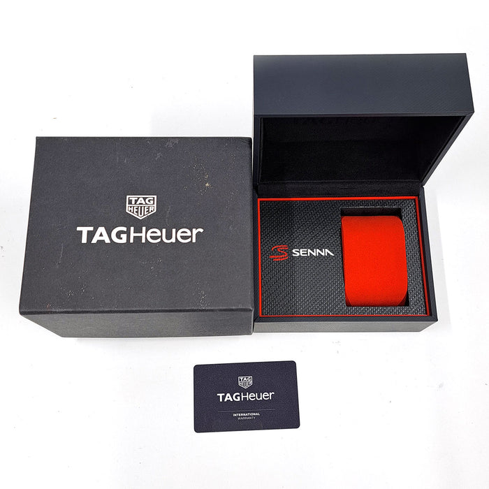 TAG HEUER 
フォーミュラ1 クロノグラフ アイルトンセナ 
箱ギャラ付