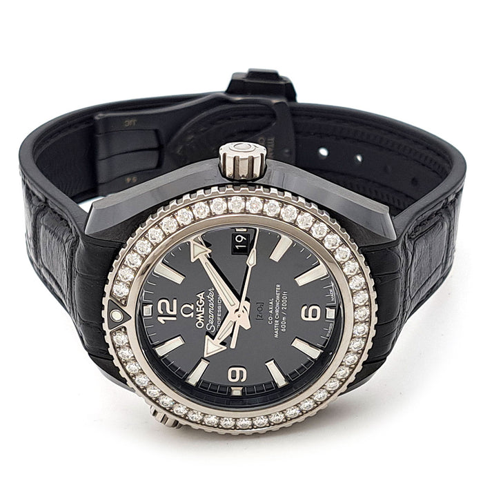 OMEGA Seamaster Planet Ocean 600M Diamond Bezel With Warranty Card