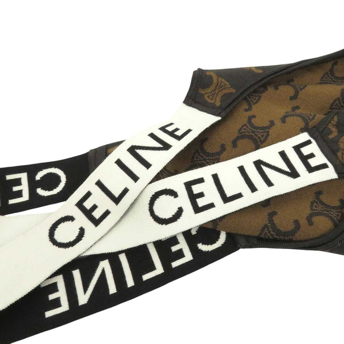CELINE 
Motivo completo aderente seta incrocio posteriore 
Trionfo maglia smanicato mini abito