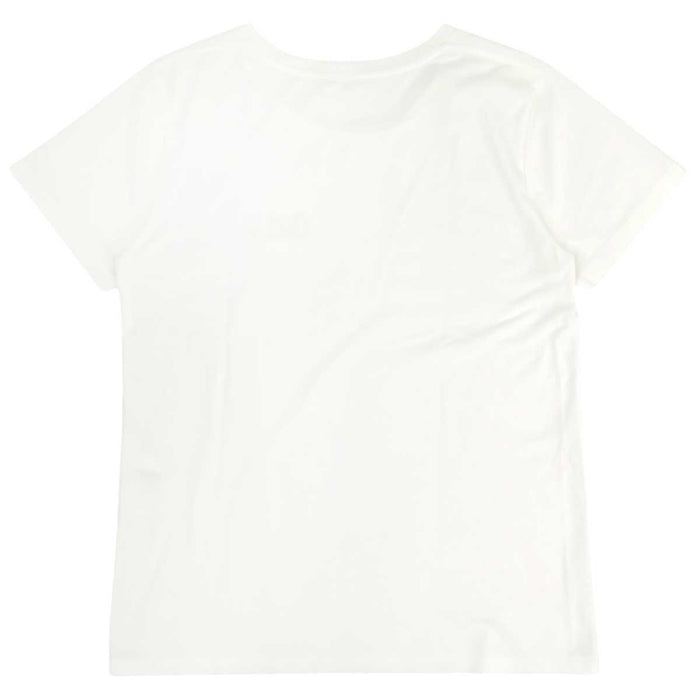 CELINE 
クルーネック コットン 金刺繍 
ロゴ エンブロイダリー ショートスリーブ Tシャツ
