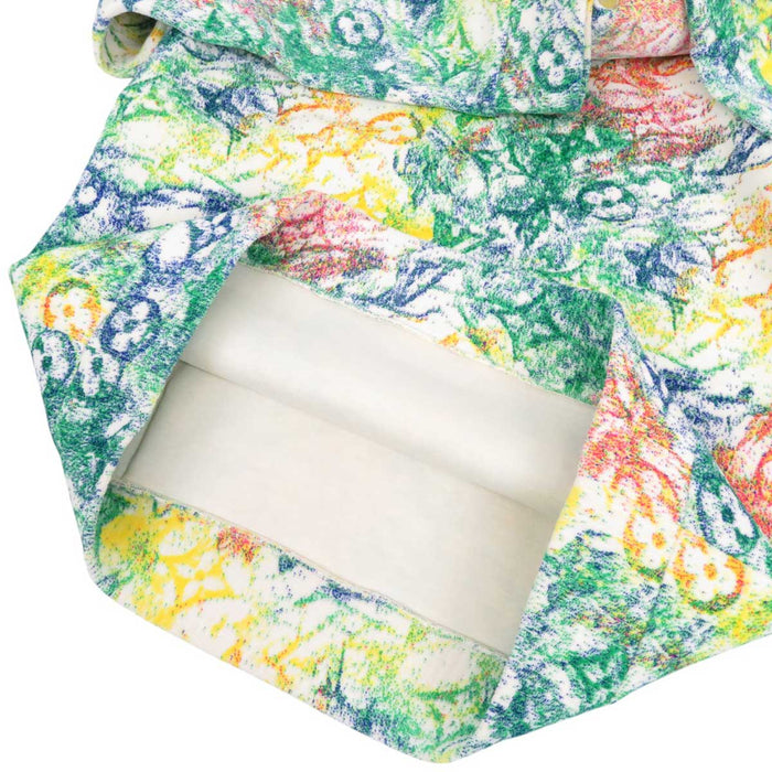 LOUIS VUITTON 
LV All-over Pattern Pullover Hoodie Cotton 
Pastel Monogram Velvet Parker