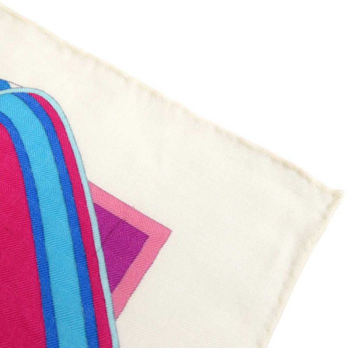 HERMES 
カレ 140 カシシル 大判スカーフ ショール 
カレジェアン BOUQUETS SELLIER 鞍職人の花束