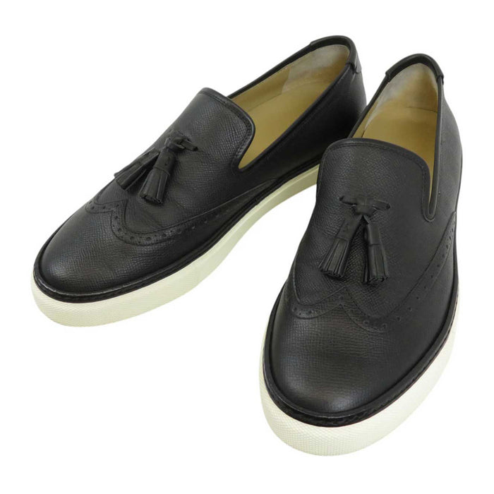 HERMES 
レザー 
ウィングチップ タッセル スニーカー