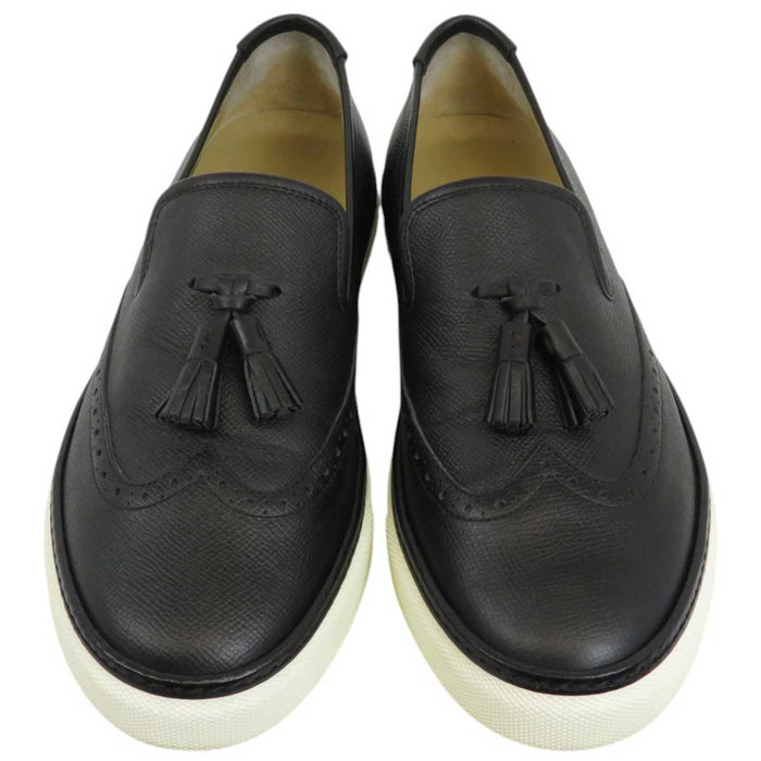 HERMES 
レザー 
ウィングチップ タッセル スニーカー