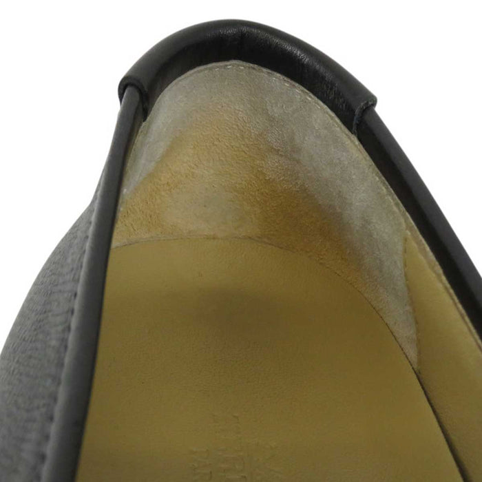 HERMES 
レザー 
ウィングチップ タッセル スニーカー