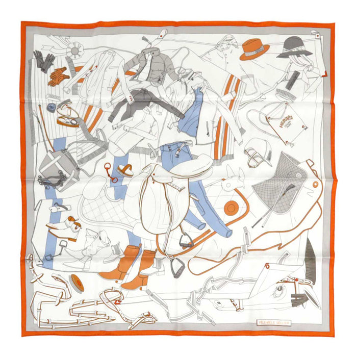 HERMES
Silk Logo
Carré 70 Pele-Mele Sellier Perle-Mer Sellier