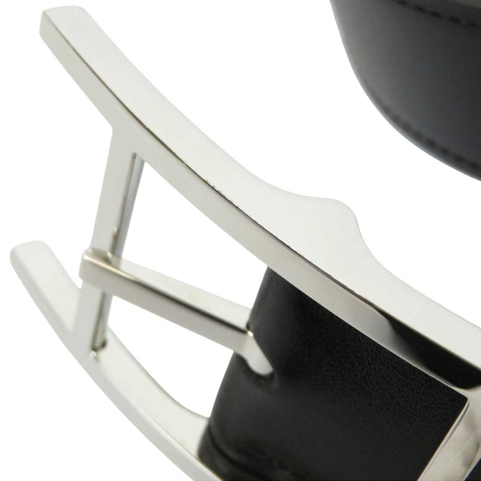 HERMES 
□Q刻印 レザー シルバーカラーメタル 
カンタン リバーシブル ベルト 32MM