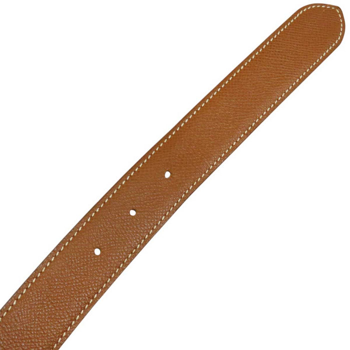 HERMES 
◯U incisione pelle fibbia color oro 
cintura a ferro di cavallo