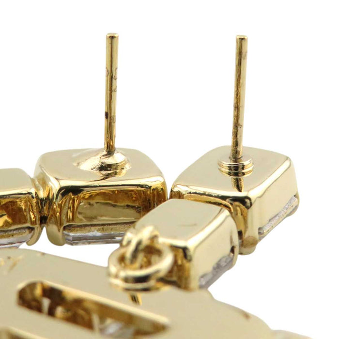 ROGER VIVIER
Bijou Rhinestone Gold Color Metal
Brooch Vivier Earrings