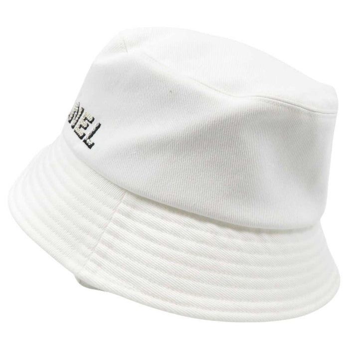 CHANEL 
Sequin Cotton 
Logo Embroidery Bucket Hat