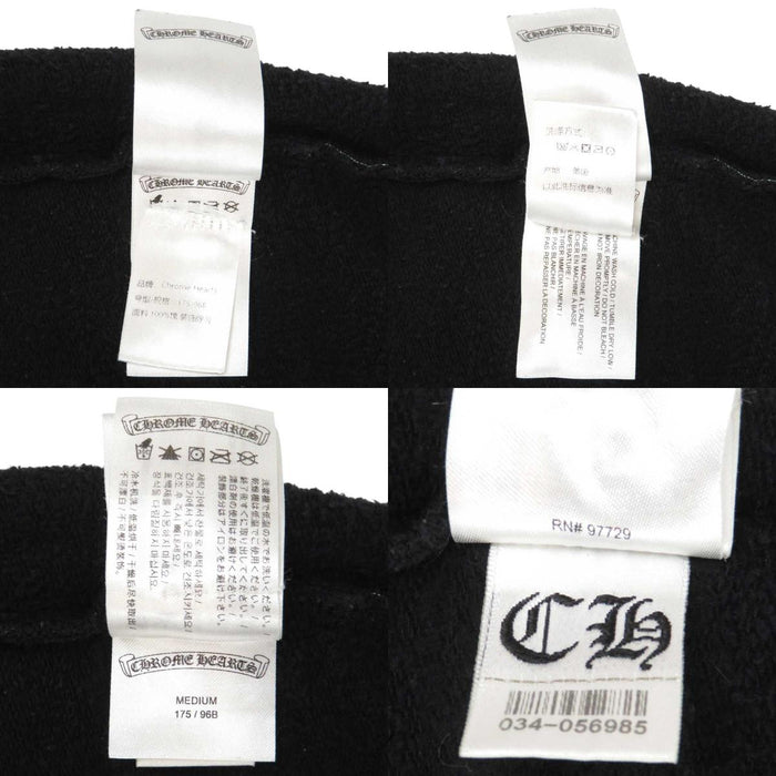 CHROME HEARTS 
STENCIL HOODIE Horseshoe CH Plus Cross Sweatshirt 
Stencil Print Hoodie