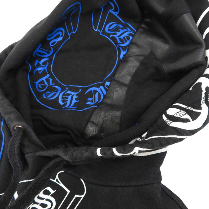 CHROME HEARTS 
STENCIL HOODIE Horseshoe CH Plus Cross Sweatshirt 
Stencil Print Hoodie