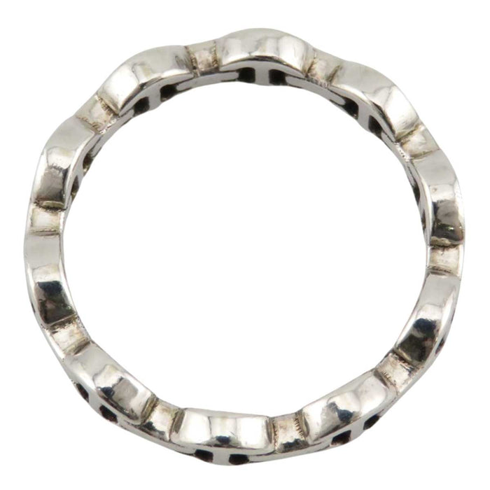HOORSENBUHS 
MICRO DAME III Silver Link Chain 
Micro Tri-Link Ring