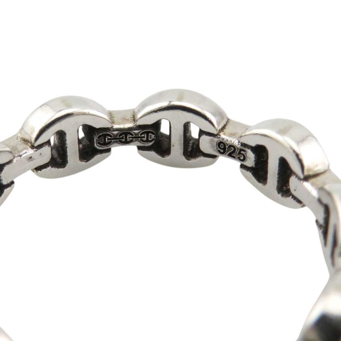 HOORSENBUHS 
MICRO DAME III シルバー リンクチェーン 
マイクロ トライリンク リング