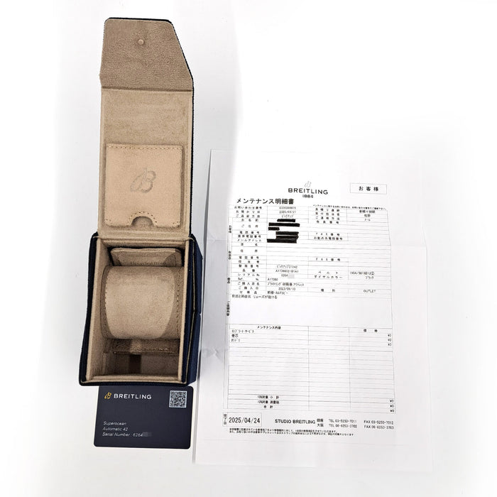 BREITLING 
Superocean 
con scatola e garanzia