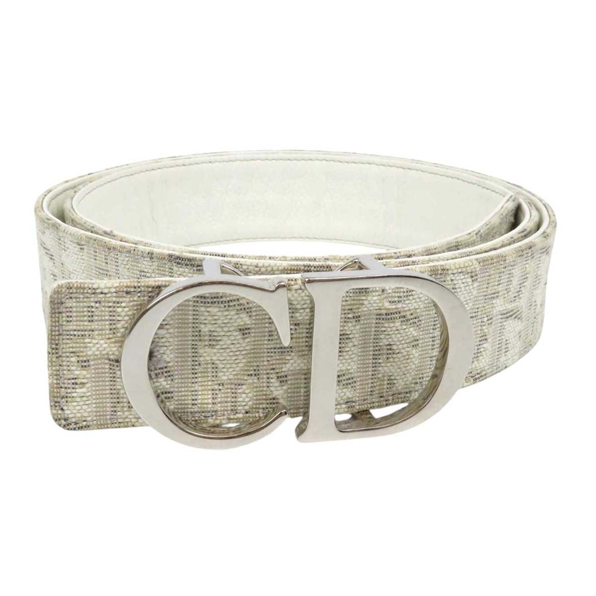 【美品】Dior ベルト　CDバックル　オブリーク　シグネチャー　トロッター 美品】Dior ベルト CDバックル オブリーク シグネチャー