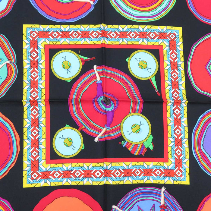 HERMES 
スカーフ 大判 シルク メキシカンダンス 
カレ 90 Balles du mexique 美しいメキシコ