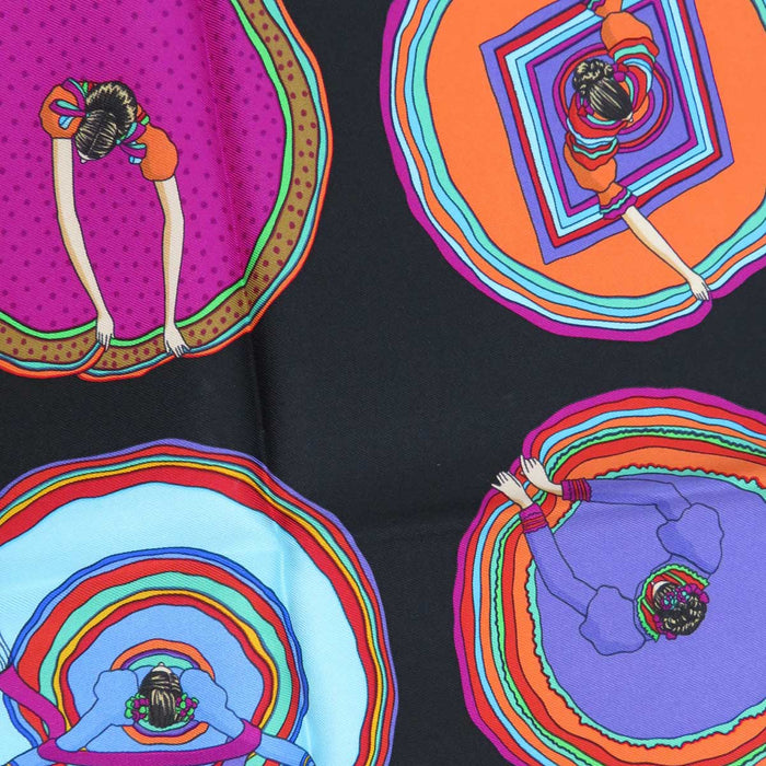 HERMES 
スカーフ 大判 シルク メキシカンダンス 
カレ 90 Balles du mexique 美しいメキシコ