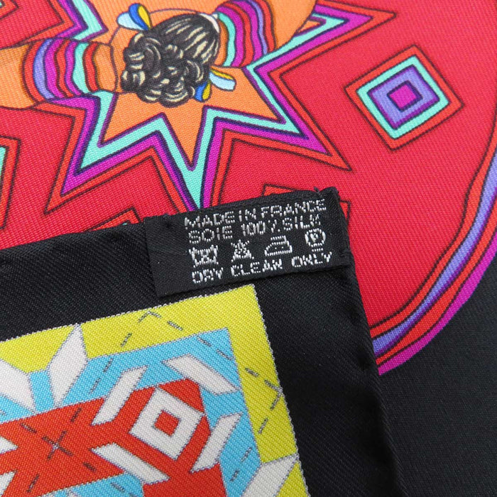 HERMES 
スカーフ 大判 シルク メキシカンダンス 
カレ 90 Balles du mexique 美しいメキシコ