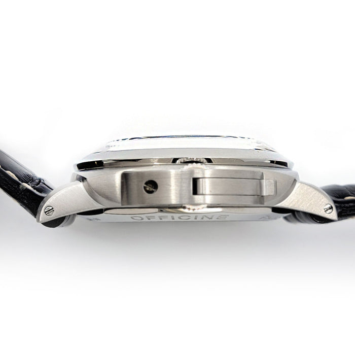 OFFICINE PANERAI 
Luminor Marina Militare Left-Hand Overhauled 
With Box