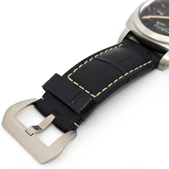 OFFICINE PANERAI 
Luminor Marina Militare Left-Hand Overhauled 
With Box