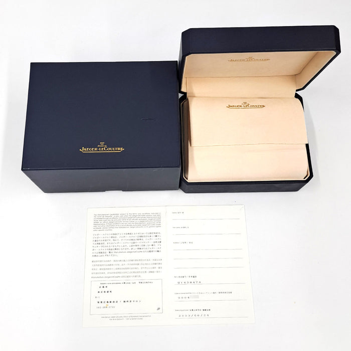 JAEGER-LECOULTRE 
Master Moon 
With Box and Warranty Card