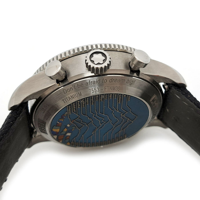 MONTBLANC 
1858 Geosphere Chronograph 
With box and warranty card