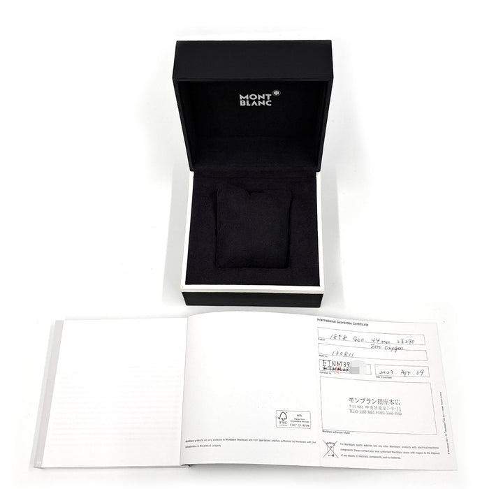 MONTBLANC 
1858 Geosphere Chronograph 
With box and warranty card