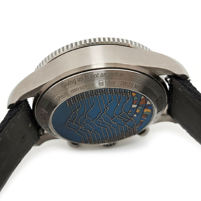 MONTBLANC 
1858 Geosphere Chronograph 
With box and warranty card