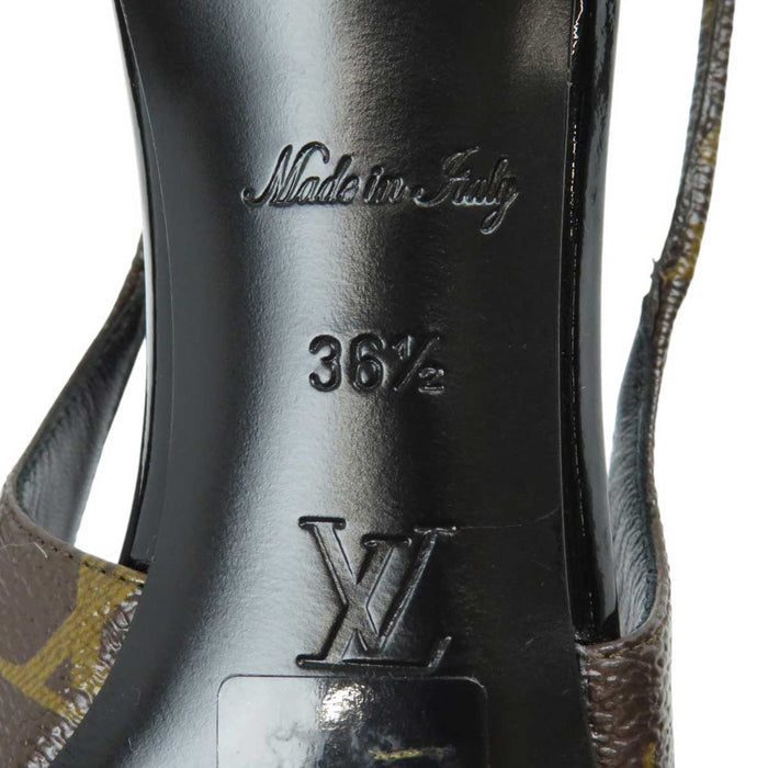 LOUIS VUITTON 
LV 19年製 総柄 ポインテッドトゥ 
モノグラム シェリーライン パンプス